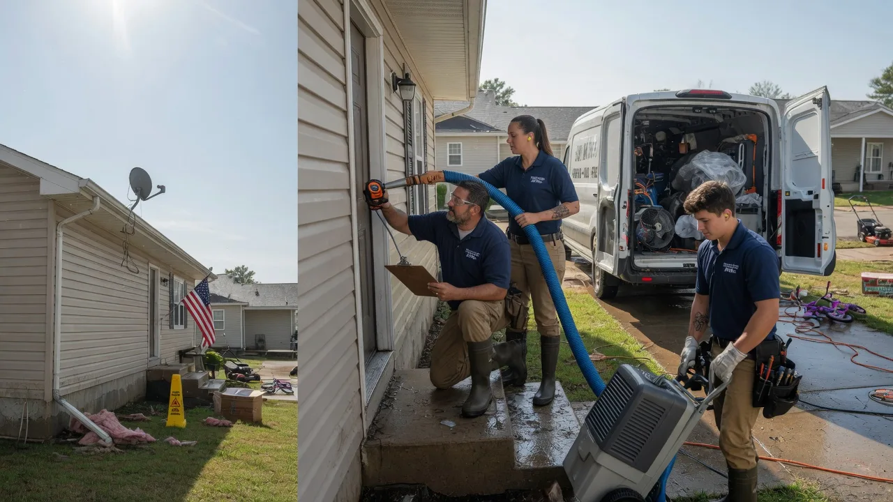 Ceiling Water Damage Restoration in Nash, TX near me